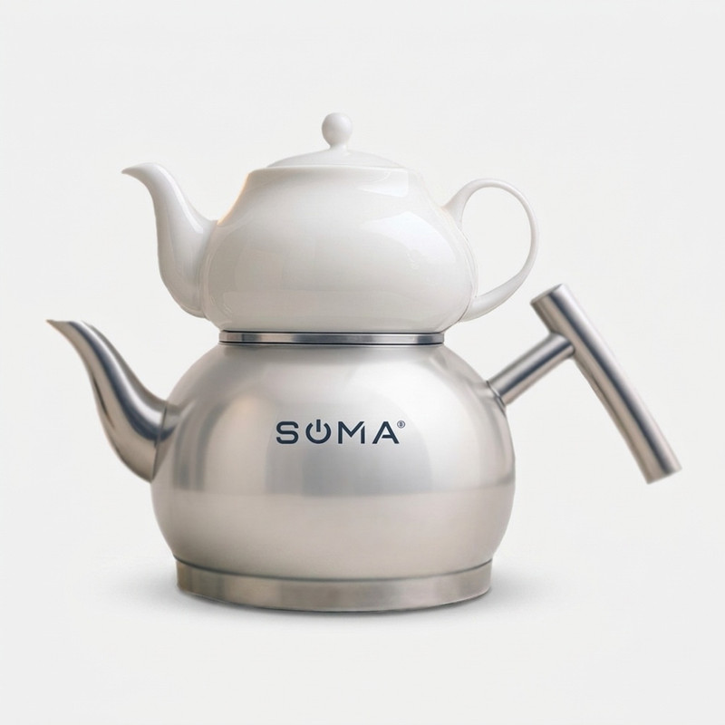 ست کتری و قوری سوما مدل so-304 گنجایش کتری 2/5 لیتر گنجایش قوری 1/5 لیتر