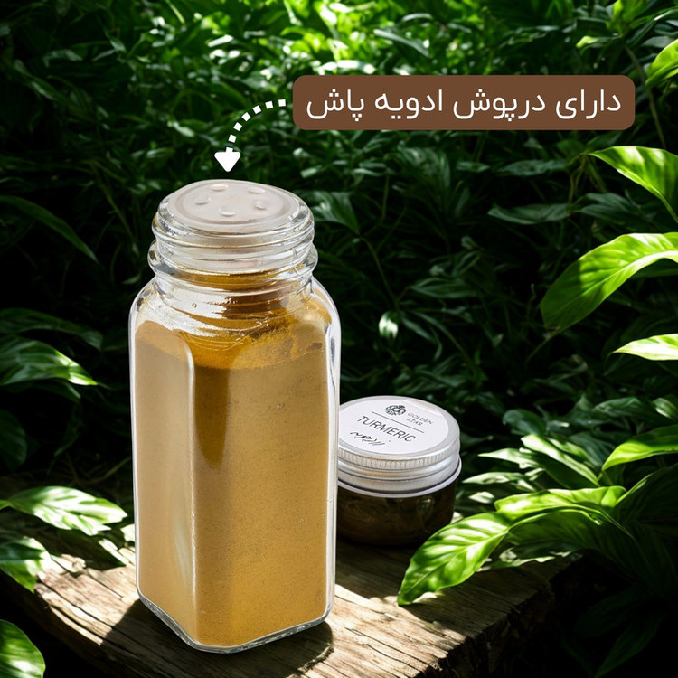 ست جای ادویه 4 پارچه گلدن استار مدل 446 به همراه استند