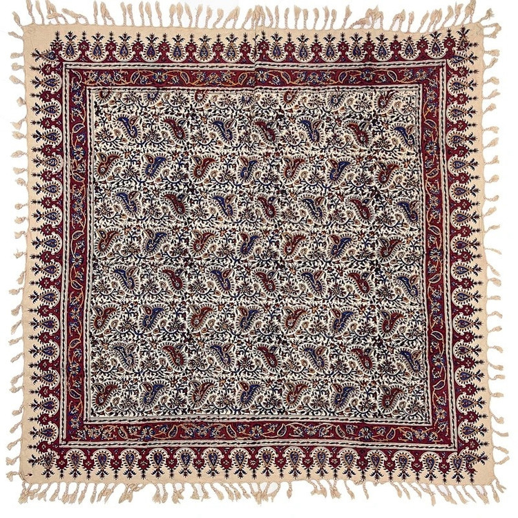 رومیزی قلمکار ممتاز طرح سلسله ای کد S100