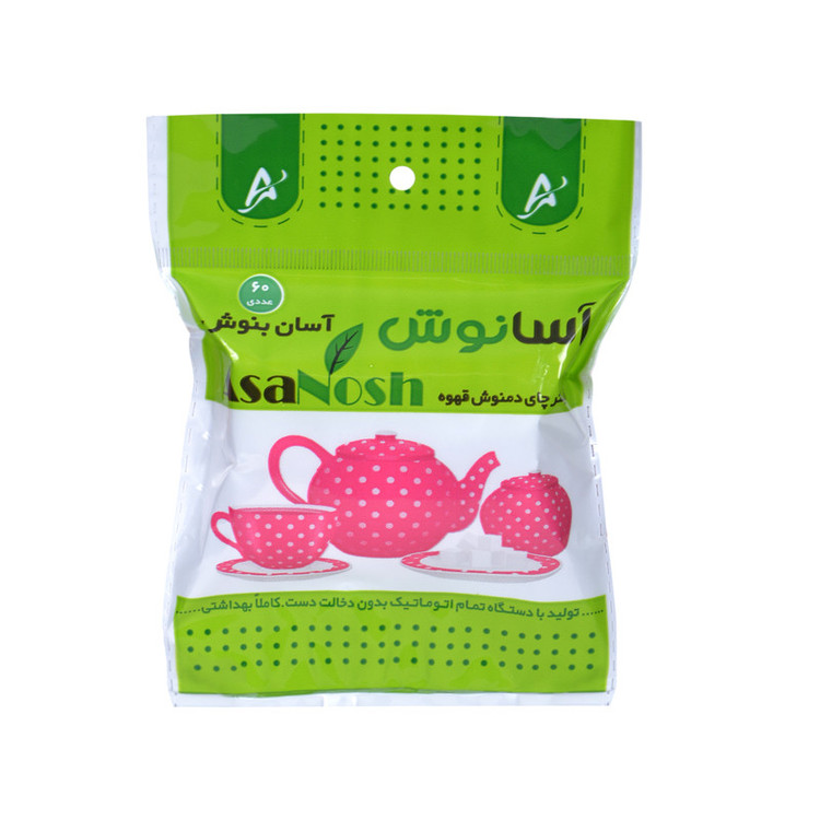 فیلتر چای آسانوش مدل کیسه ای سه بسته 60 عددی