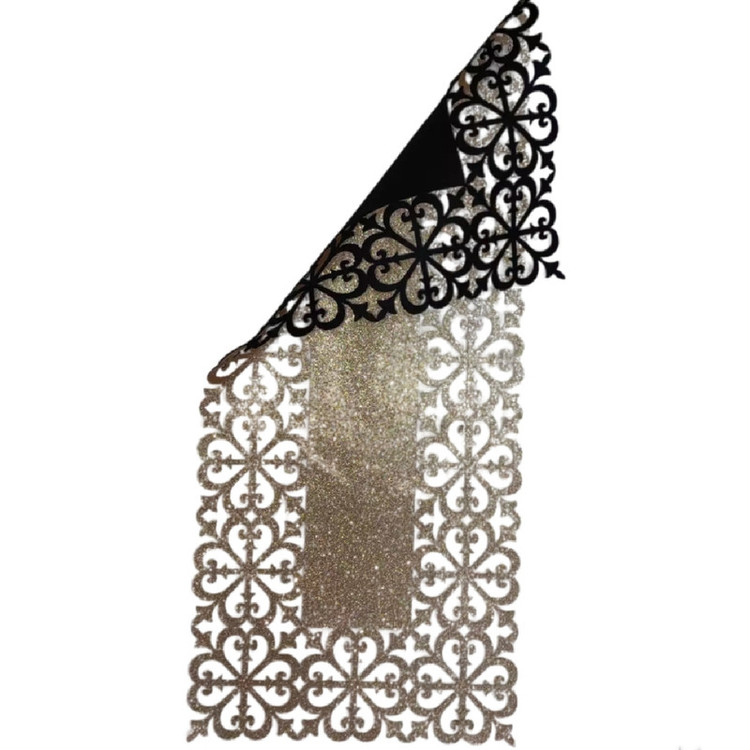 ست رومیزی 3 تکه مدل نیلوفر کد 8034