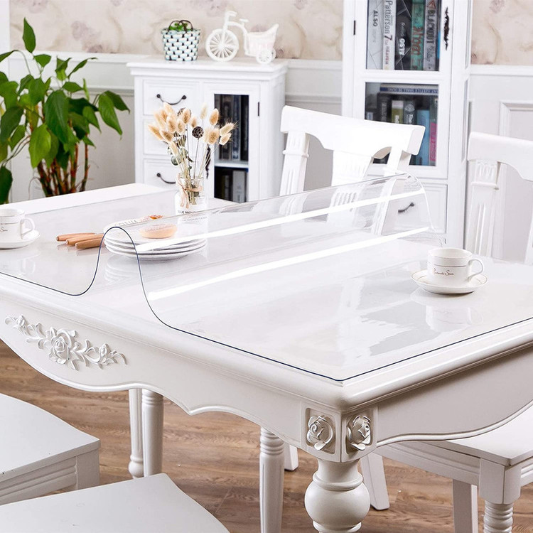 طلق رومیزی مدل کریستال ضخیم کد A90-T200 سایز 200×90 سانتی متر
