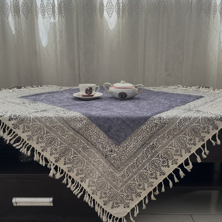رومیزی مخمل مدل 100-100
