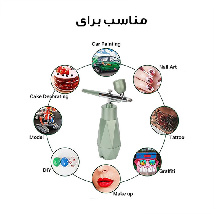 ابزار تزیین کیک مدل ایر براش کد 688