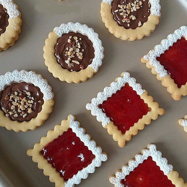 کاتر شیرینی پزی به گز مدل مربع مجموعه 5 عددی