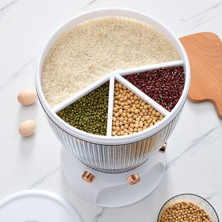 سطل برنج مدل چرخشی کد 1369n 5022 ظرفیت 10 کیلوگرم
