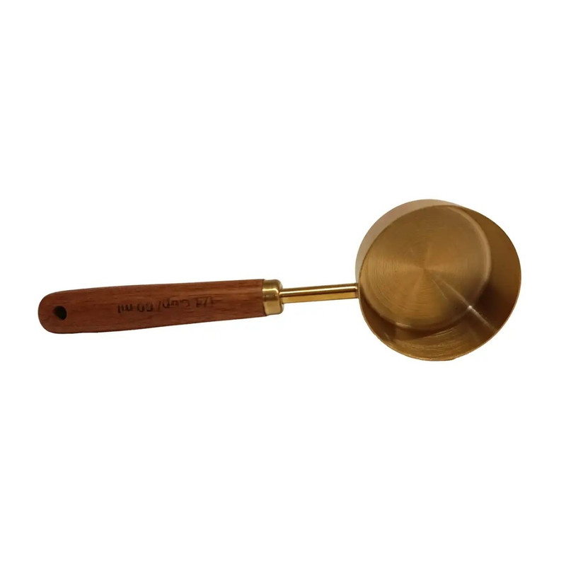 پیمانه اندازه گیری مدل استیل دسته چوبی کد HS60