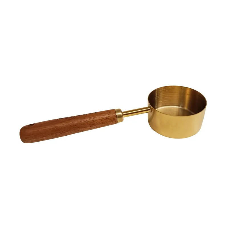 پیمانه اندازه گیری مدل استیل دسته چوبی کد HS60