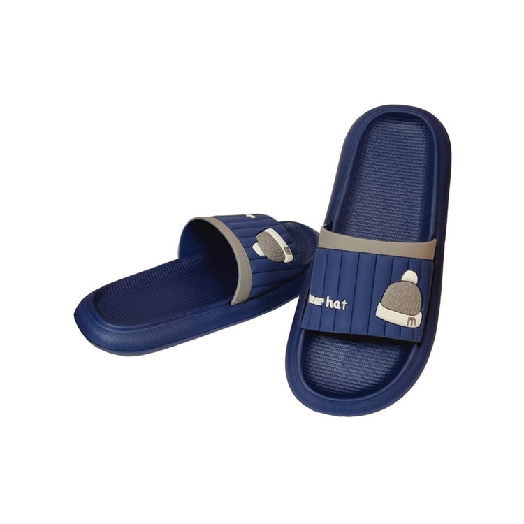 دمپایی مردانه زیتون مدل اسنو کلاه دار BL-007