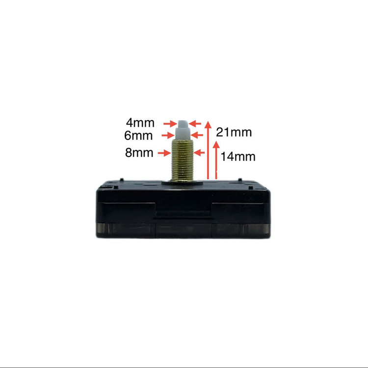 موتور ساعت دیواری کامار مدل شفت بلند ارام گرد کد CR21mm