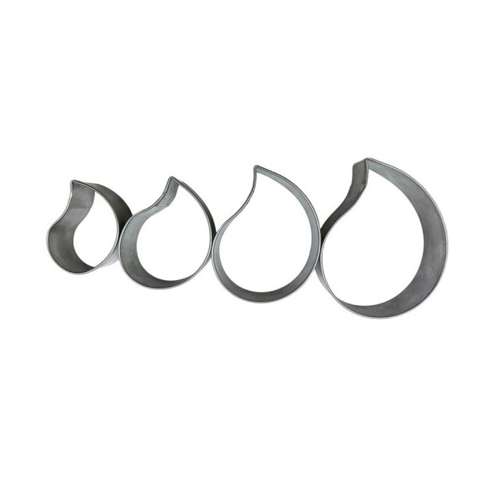 کاتر شیرینی پزی مدل ترمه مجموعه 4 عددی