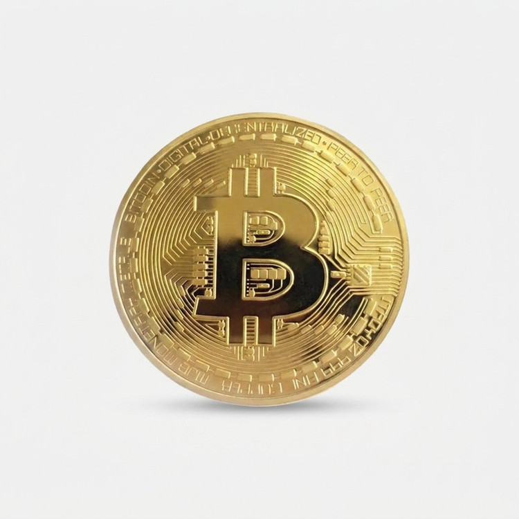 دکوری مدل نماد بیت کوین BTC