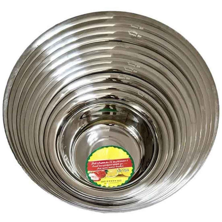 لگن مدل استیل Un0011 مجموعه 11 عددی