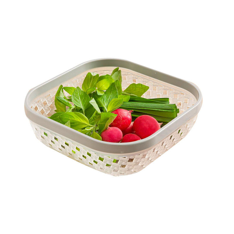 سبد نان و سبزی لیمون طرح بافت کد RM2146 بسته 2 عددی