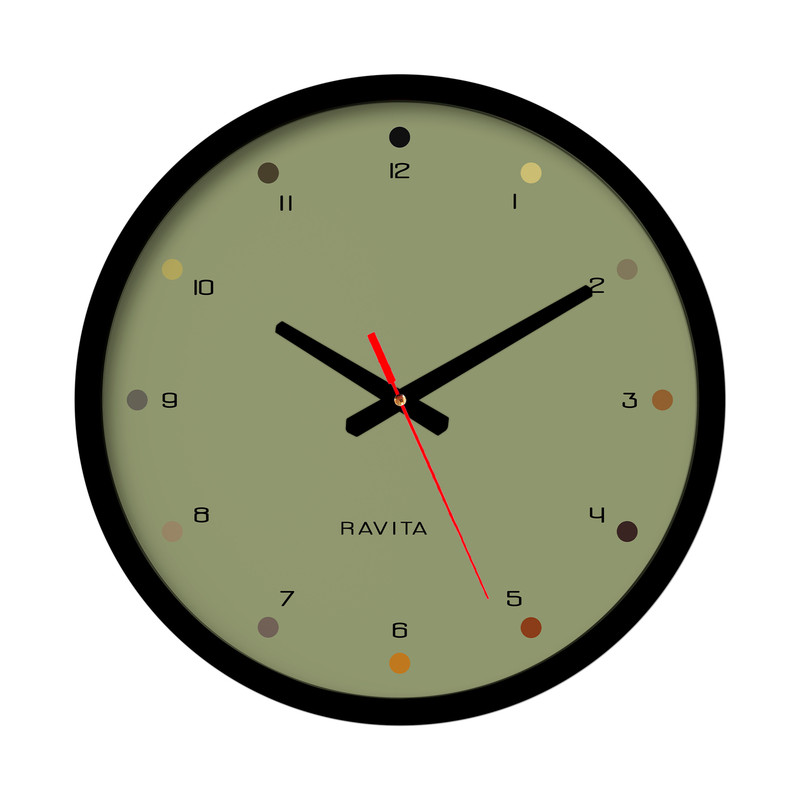 ساعت دیواری کوارتز راویتا مدل مینیمال کد 3638