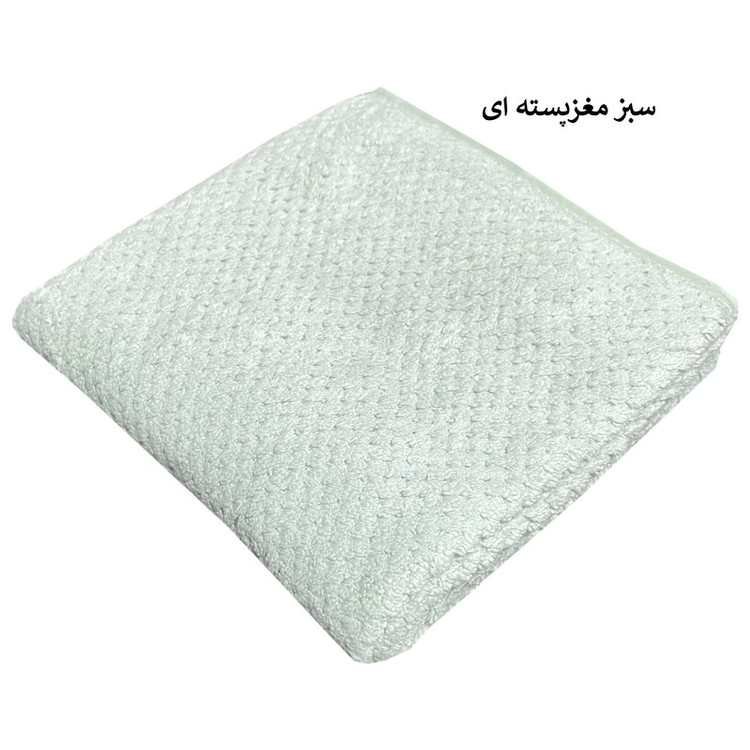حوله دستی شایسته مدل نسترن سایز 35X75 سانتی متر