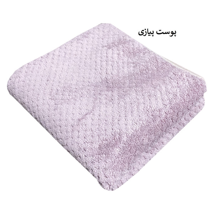 حوله دستی شایسته مدل نسترن سایز 35X75 سانتی متر