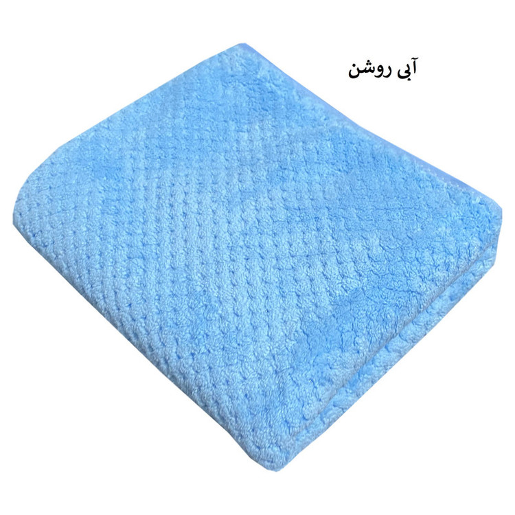 حوله دستی شایسته مدل نسترن سایز 35X75 سانتی متر