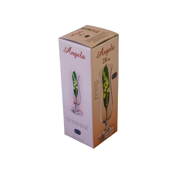 گلدان بوهمیا مدل 85479/230 کریستال با ابعاد 8x6x23 سانتی‌متر و وزن 195 گرم