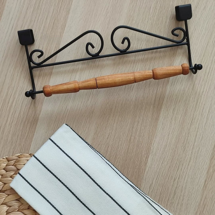 آویز حوله مدل کابینتی چوبی کد HS1