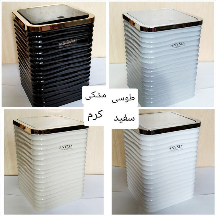 ست سرویس بهداشتی 6 پارچه آنکسیا مدل کرلی کد 111