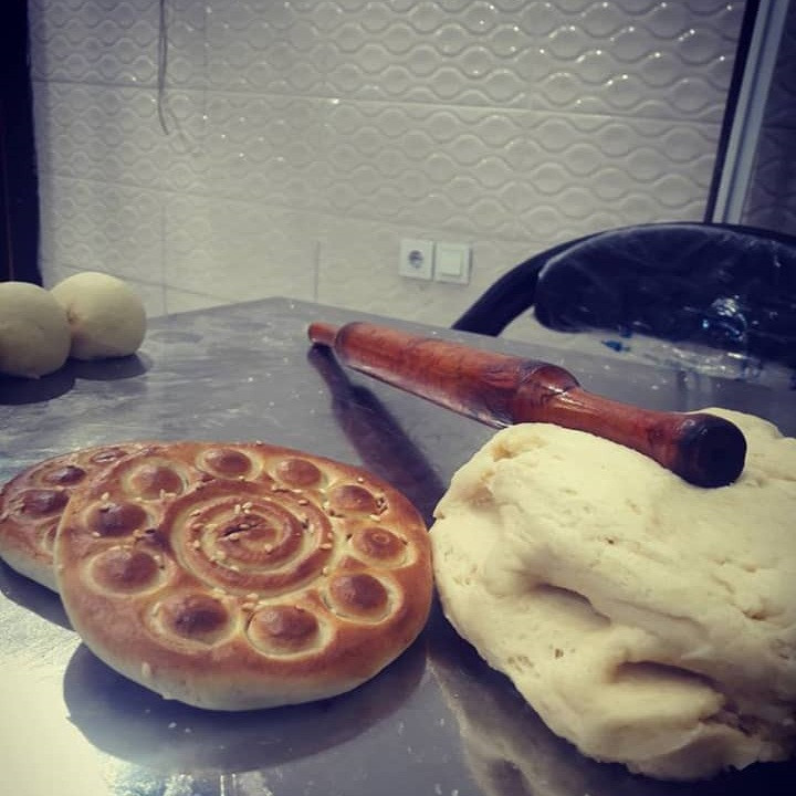 قالب شیرینی لوازم قنادی پسته طرح کلوچه فومن مدل PST139
