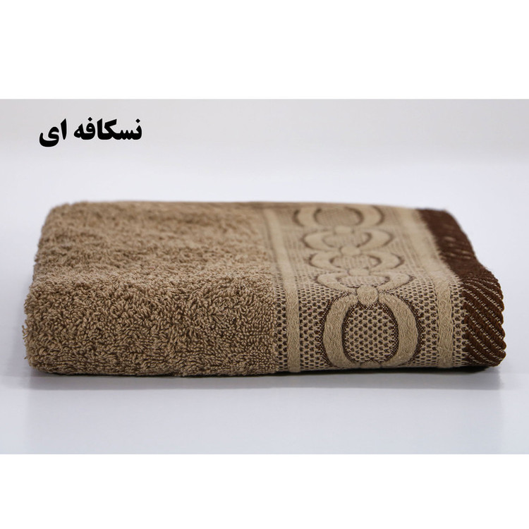 حوله دستی بهبافت آذر مدل چاین سایز 40x80 سانتی متر