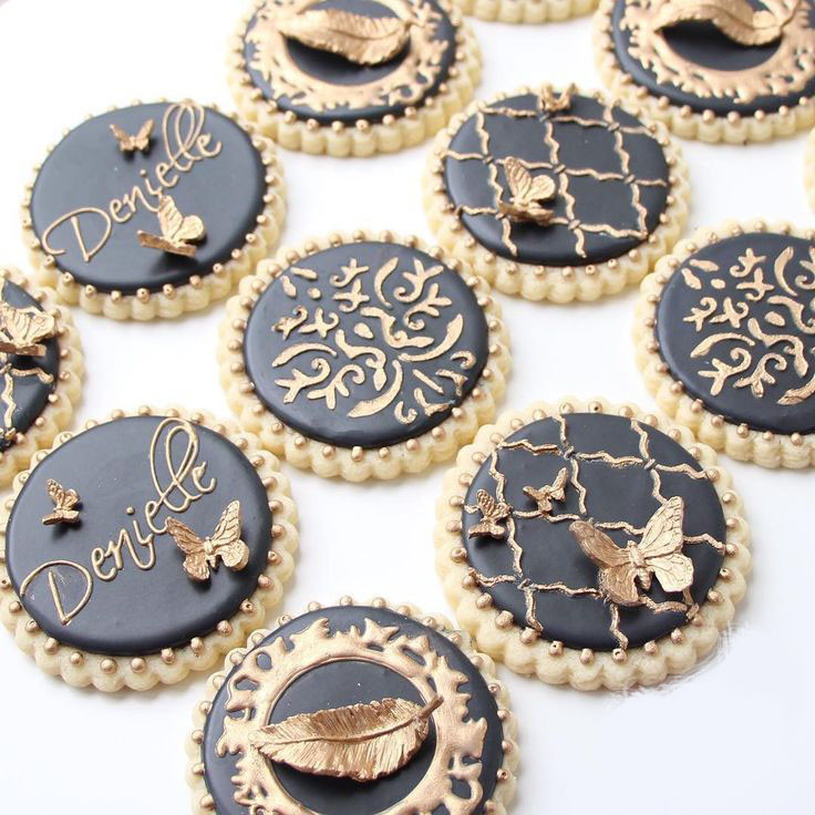 قالب شیرینی به گز مدل گرد بسته 5 عددی