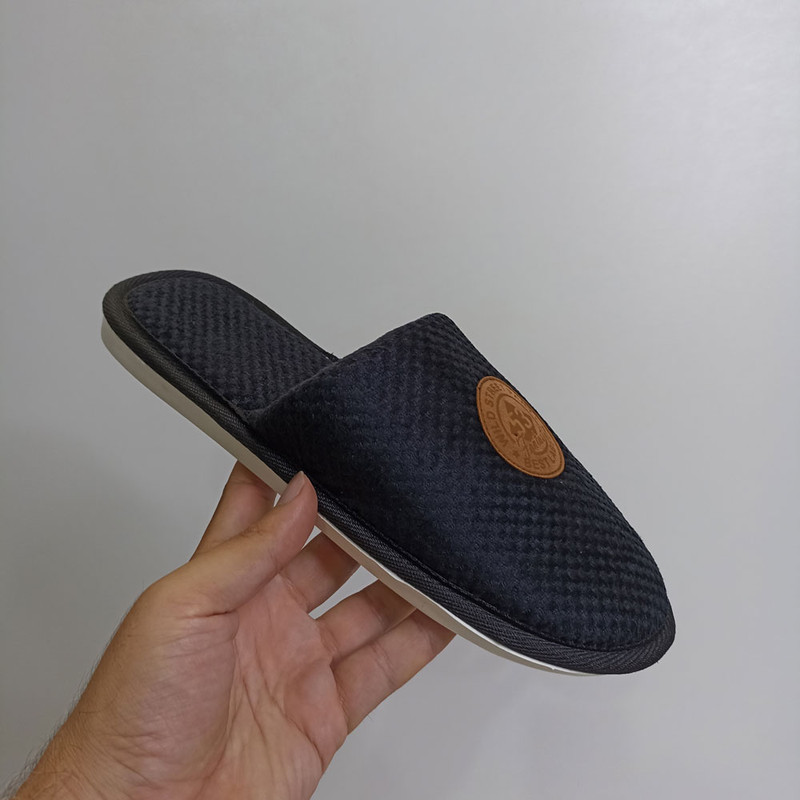 دمپایی حوله ای نیکتا مدل جلوبسته 23-10000 کد 1466-BK