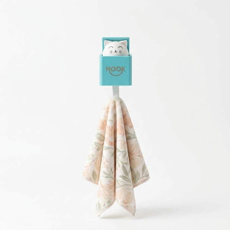 آویز حوله هوک مدل فانی کد Cat-P72