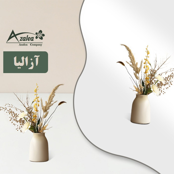 آینه سرویس بهداشتی آزالیا مدل دفرمه DFM25070 سایز 50x70 سانتی متر