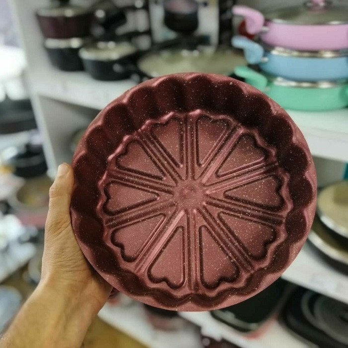 قالب کیک به گز مدل کف قلبی