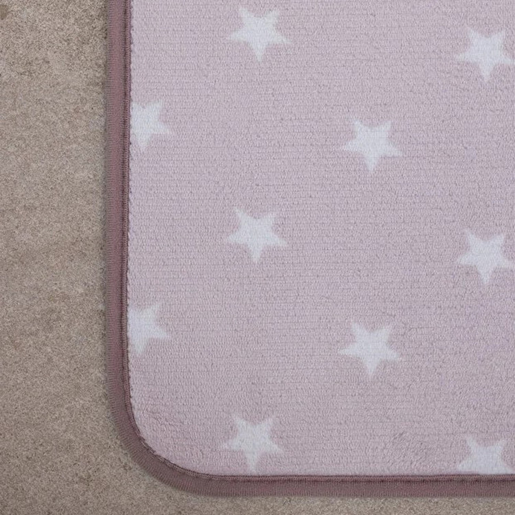 پادری مادام کوکو مدل Felisite Starry Pembe سایز 80x50 سانتیمتر مناسب برای فضای داخلی مجموعه دو عددی