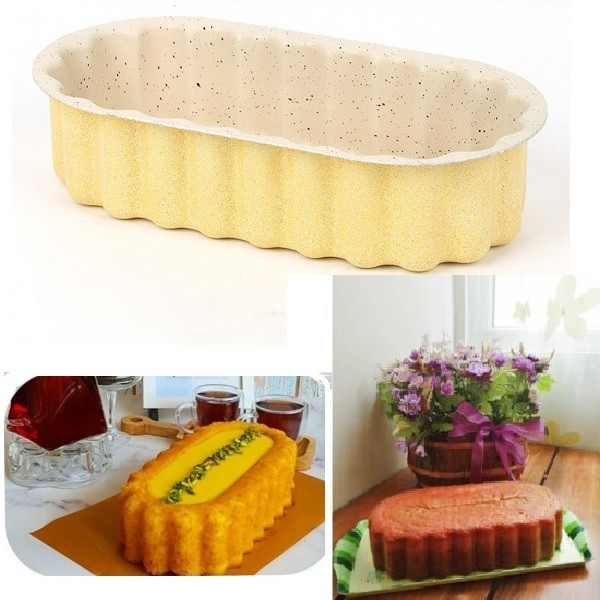 قالب کیک به گز مدل شارلوت بیضی