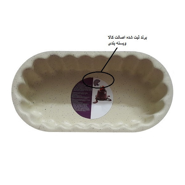 قالب کیک به گز مدل شارلوت بیضی