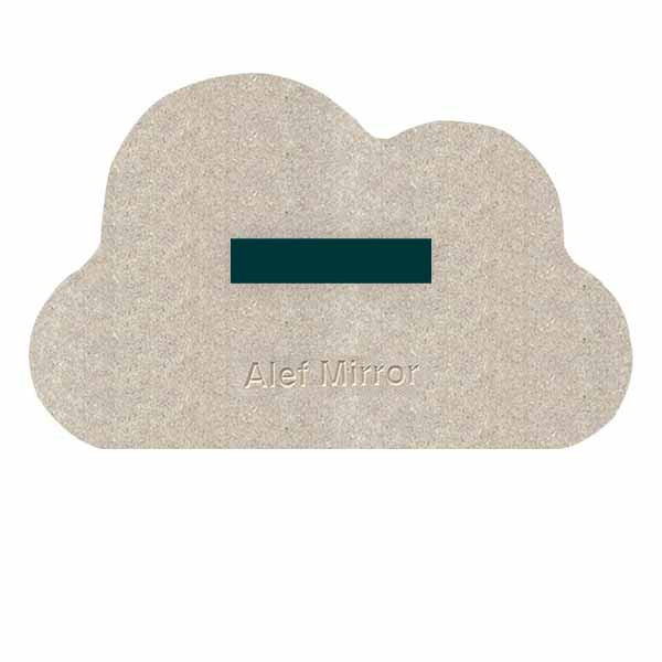 آینه سرویس بهداشتی الف مدل بک لایت طرح ابر کد BA-60-50