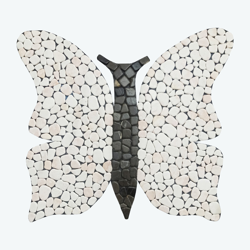 پادری مدل سنگی طرح پروانه سایز 65x55 سانتی متر