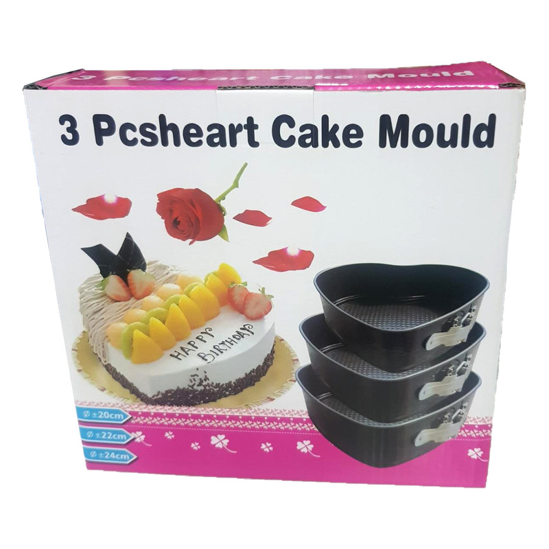 قالب کیک طرح قلب مدل H03pcs