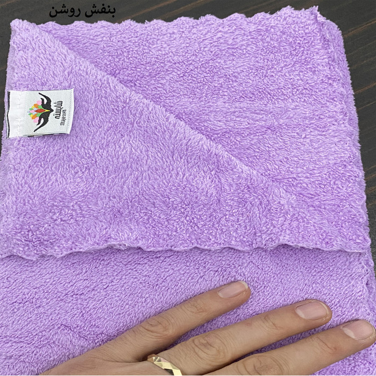 حوله دستی شایسته مدل تارا سایز 75x35 سانتی متر