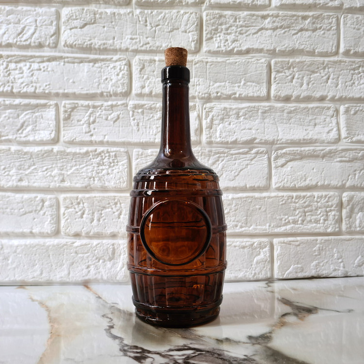 بطری آب مدل بشکه چوب پنبه کد Barrel-2
