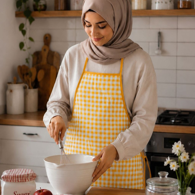پیش بند آشپزخانه تولیدی داشاب مدل چهارخانه کد 009