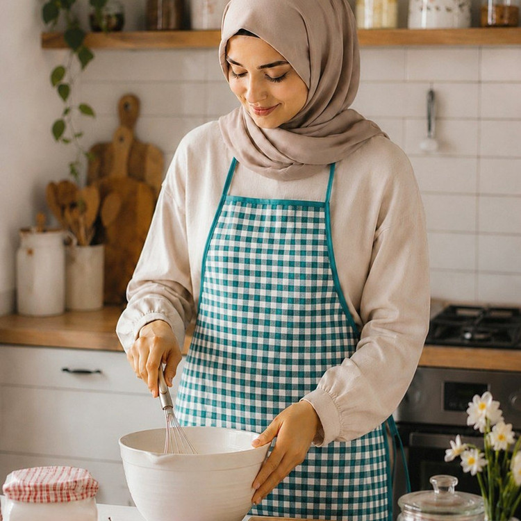 پیش بند آشپزخانه تولیدی داشاب مدل چهارخانه کد 009