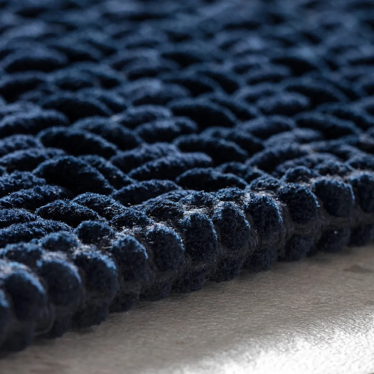 پادری مادام کوکو مدل Najac Bath Mat Lacivert سایز 80x50 سانتیمتر مناسب برای فضای داخلی