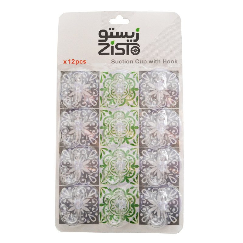 آویز حوله زیستو مدل PH40 بسته 12عددی