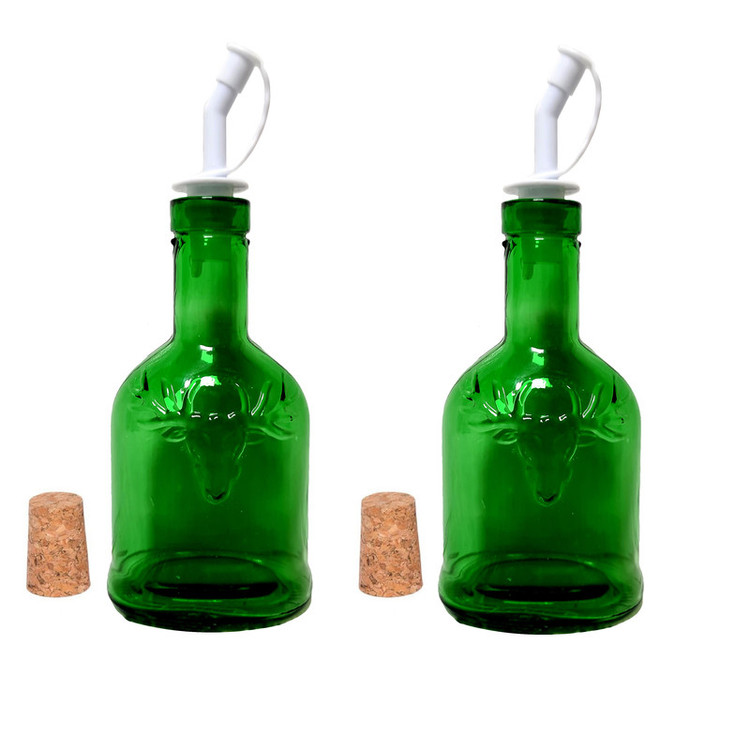 بطری مدل DEER به همراه چوب پنبه و آسان ریز مجموعه 2 عددی