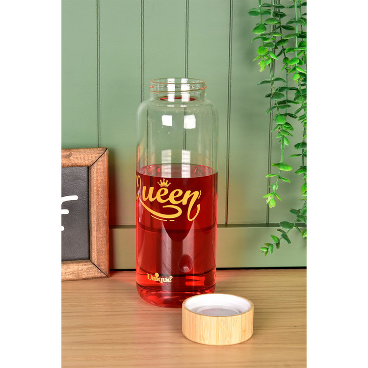 بطری آب یونیک طرح queen کد 3058 گنجایش 1.03 لیتر
