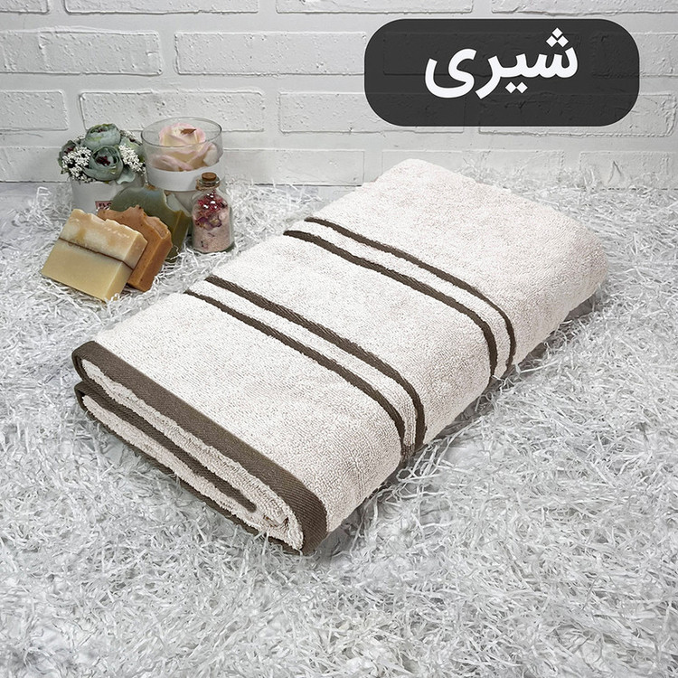 حوله حمامی مدل پارما سایز 95 * 160 سانتی متر