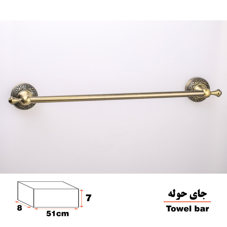 آویز حوله دلفین مدل 52 AB L