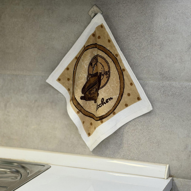 حوله دستی پودایران مدل زرین سایز 30×30 سانتی متر