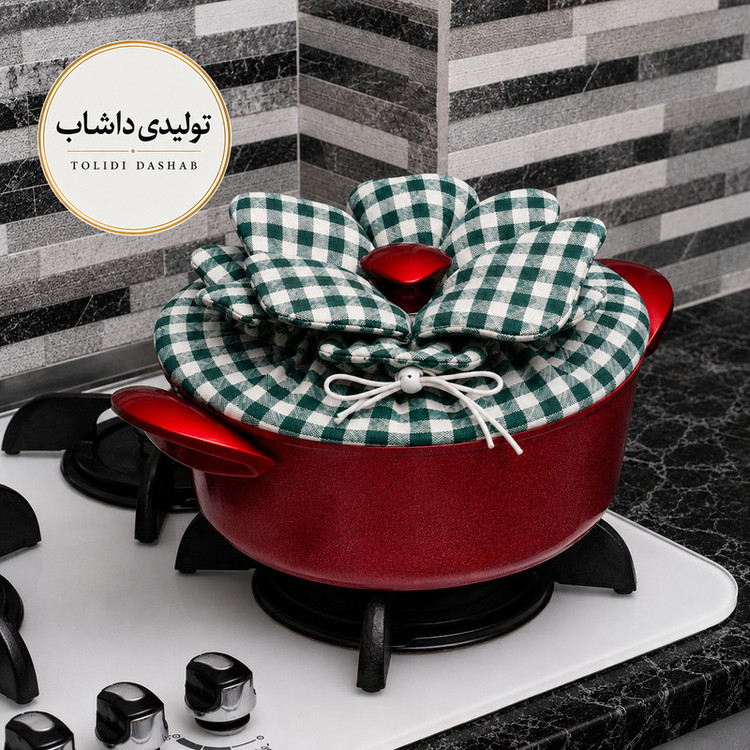 دمکنی تولیدی داشاب طرح چهار پر مدل چهارخانه